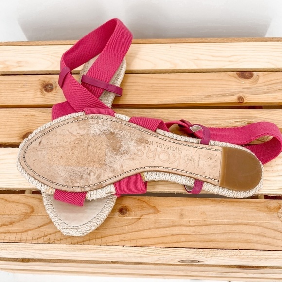 Kors Michael Kors Pink Slip On Sandals - Picture 4 of 9